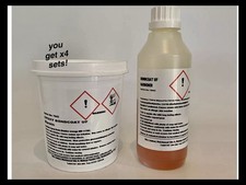 X 4 Sika Parex Bondcoat UF 0.8kg Epoxy Resin and Hardener £49