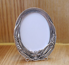 Silver Scenes photo frame, Keats quote small, silver plated pewter