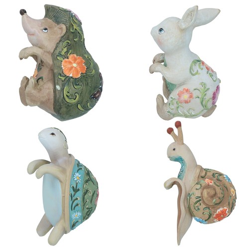 Hedgehog rabbit turtle - &, snail