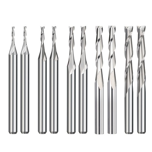 10pcs flute spiral router - 10pcs,