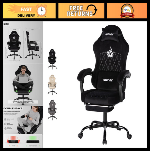 Ergonomic massage gaming chair - ergonomic,