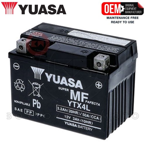 Yuasa ytx4l original sealed - original,
