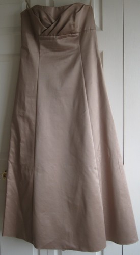 Mink coloured strapless - mink,