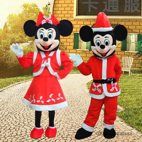 Xmas mickey minnie - mickey, mouse