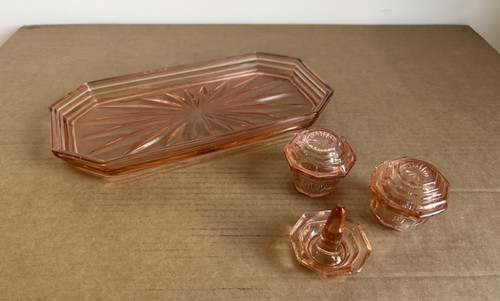 Vintage amber rose pressed - amber,