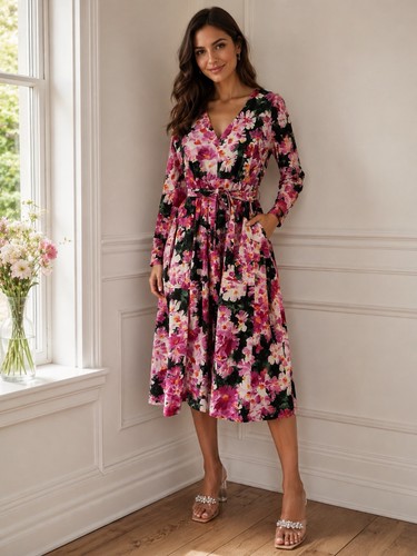 Zara floral dress - dress, m