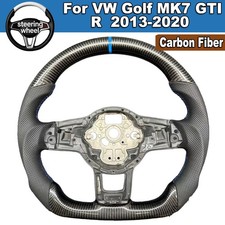 Customized Carbon Fiber Flat Steering Wheel for VW Golf MK7 GTI R  2013-2020