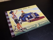 Rare original Austin J40 and Pathfinder pedal car sales brochure 