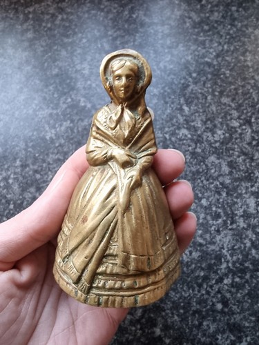 Antique lady bell brass - antique,