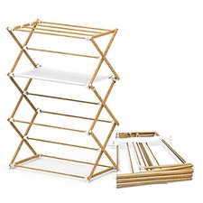 VOUNOT Folding Clothes Airer