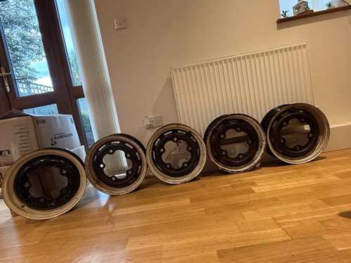 Early wide steel wheels - 5,