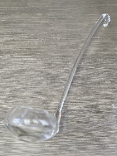 Vintage clear glass punch bowl - clear,