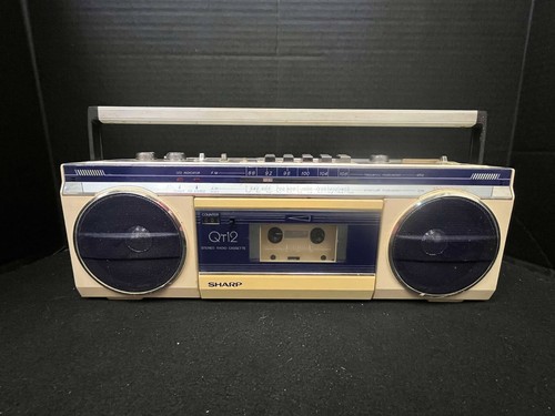 Vintage rare sharp qt12 stereo - sharp,