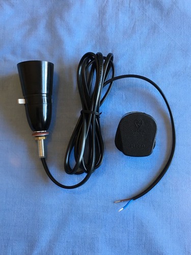Black pre wired table lamp - black, pre-wired