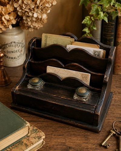 Vintage wooden letter - wooden,