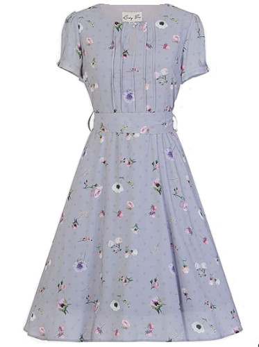 Lindy bop tea dress lilac - tea,