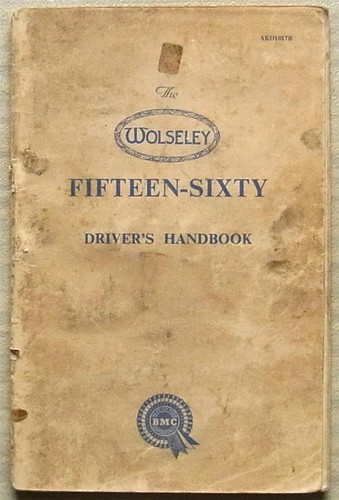 Wolseley car driver - 15/60,