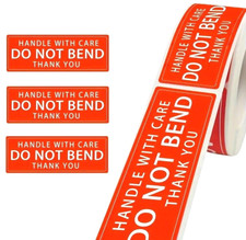 Do Not Bend Stickers Handle