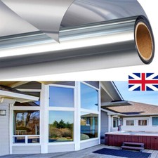 Mirror Reflective One Way Vision Privacy Window Film Sticky Back Glass Tint