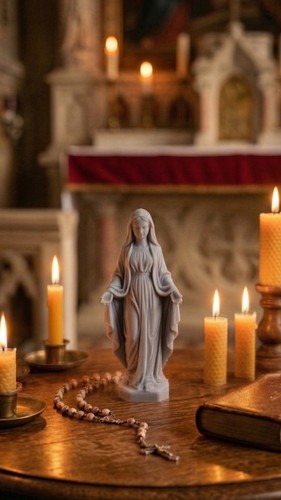 Beautiful virgin mary statue - beautiful,