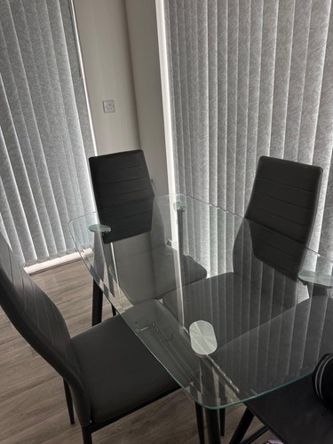 Seater glass dining - dining, table