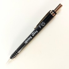 Rotring Tikky F 0.5 Vintage Mechanical Pencil Germany 1980s - Black Color