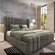 Luxury Winged Panel Bed Frame
