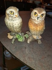Noritake Pottery Owl Figures
