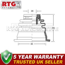 Front Inner CV Joint Boot Set