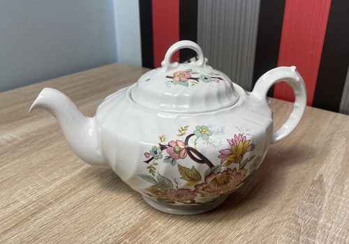 Burleigh ironstone teapot 3 - ironstone,