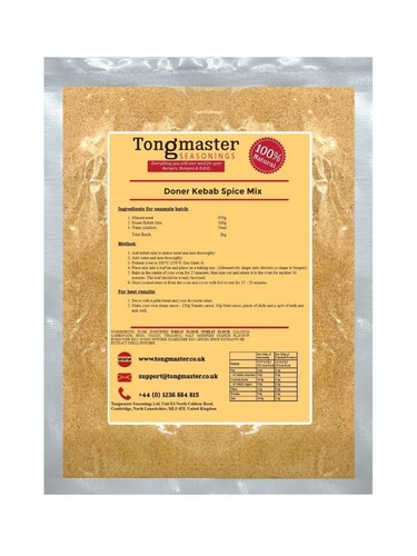 Takeaway doner kebab spice - doner,