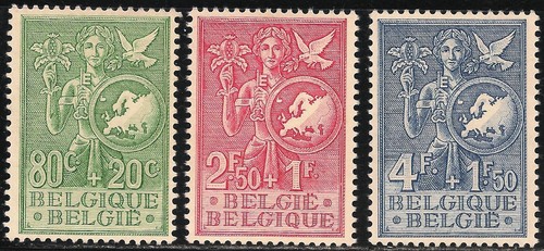 Belgium b544 b546 vf - #b544-b546,
