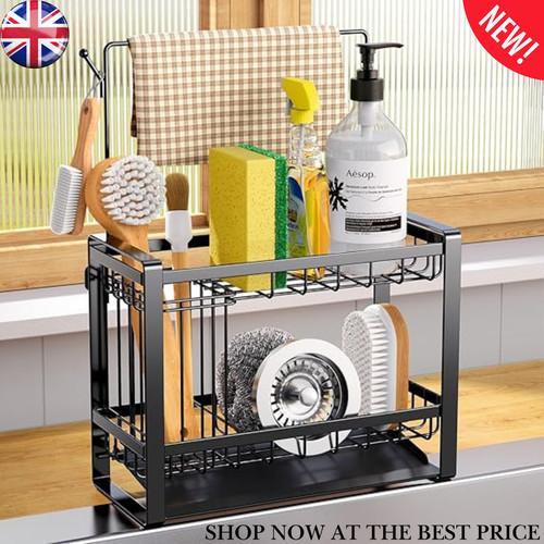 Tier kitchen sink caddy - 2-tier,