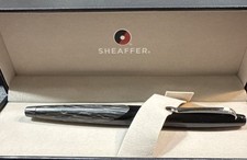 SHEAFFER Intrigue Rollerball Pen, Black And Gray (marble/swirl) New USA Made