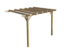 Wooden Lean-to Pergola Kit -