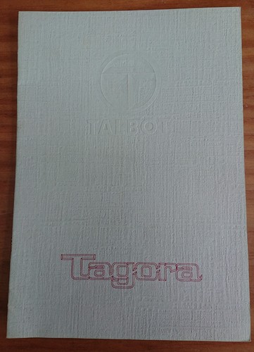 Talbot tagora gls car - talbot,
