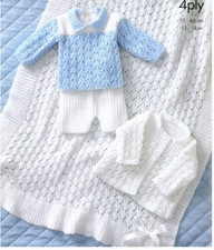 Knitting pattern 3863.   Baby
