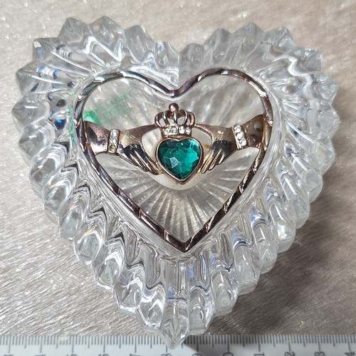 Killarney crystal claddagh - crystal,