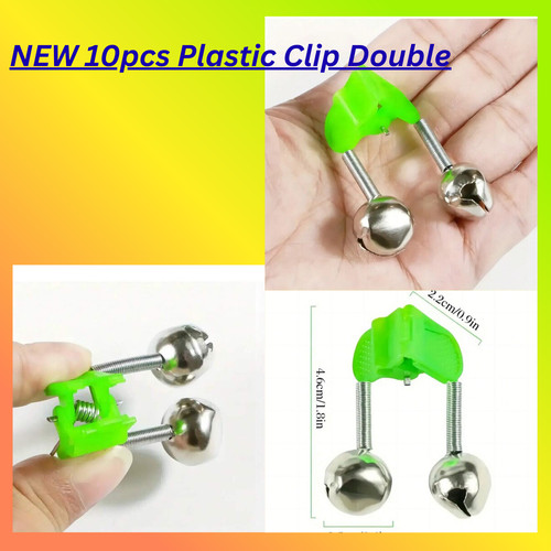 Plastic clip double rod - plastic,