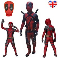 Deadpool Costume Cosplay Kids