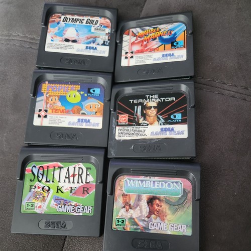 Sega game gear games - 6, x