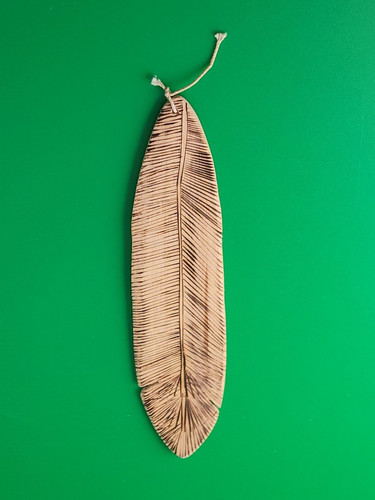 Woodwork feather handmade bsa - feather,
