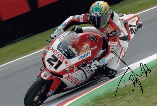 Troy bayliss hand signed 12x8 - bayliss,