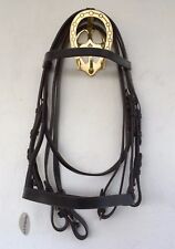 SHETLAND HUNTER BRIDLES IN BLACK OR BROWN SOFT LEATHER