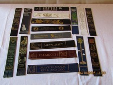 ASSORTED LEATHER BOOKMARKS (