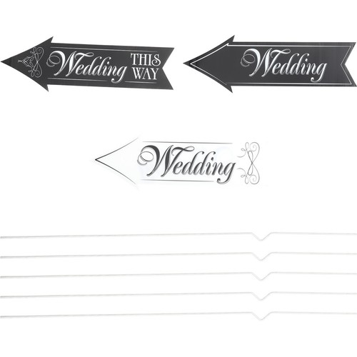 Wedding direction signs - direction,