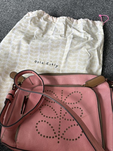Orla kiely pink iris bag - orla,