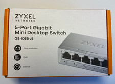 Zyxel 5-Port Gigabit Network Switch | GS-105BV5-GB0101F | SEALED