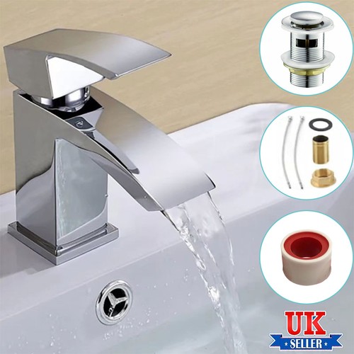 Waterfall bathroom sink tap - bathroom,