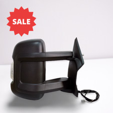 Fit Fiat Ducato 2006-2021 Electric Long Arm Door Wing Mirror Right Drivers Rh